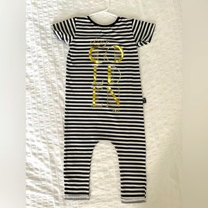 Stay Golden Rags Romper
